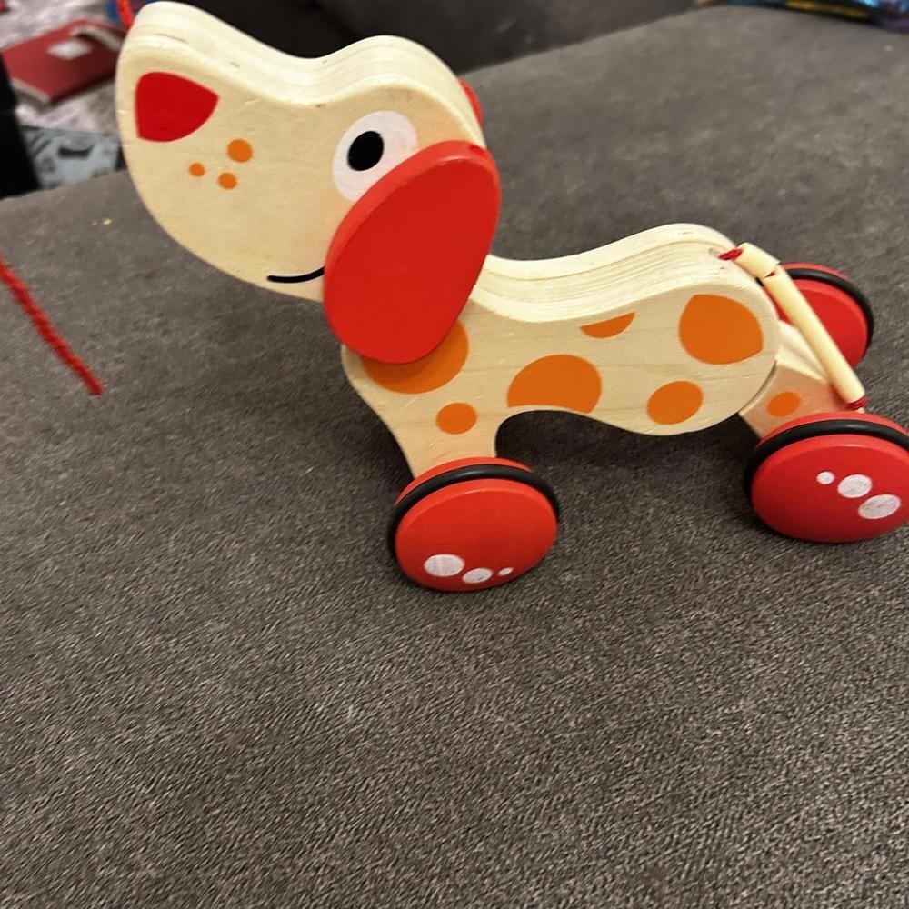 Hape Wooden Pepe Pull Along Dog