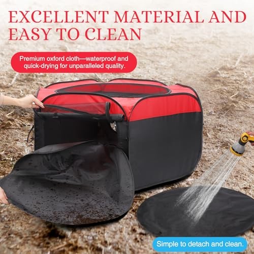 Brooder Box for Chicks - Chicken Brooder Kit with Dual Doors Playpen Only