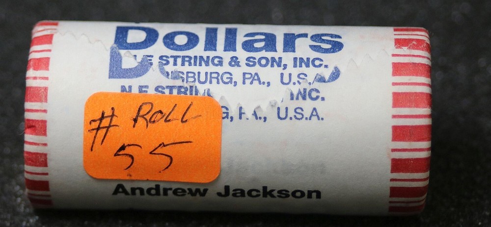 2008 Andrew  Jackson Presidential Dollar Roll ~ Look For Errors and Mint. #55