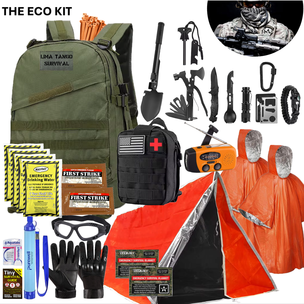 Emergency / Survival Kit / Bug Out Bag / Tactical Backpack / First Aid Kit