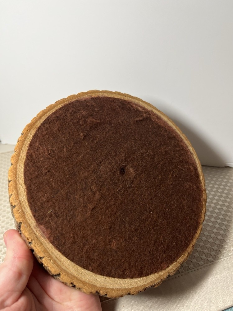 Tree Bark Wood Nut Dish Nutcracker Live Edge