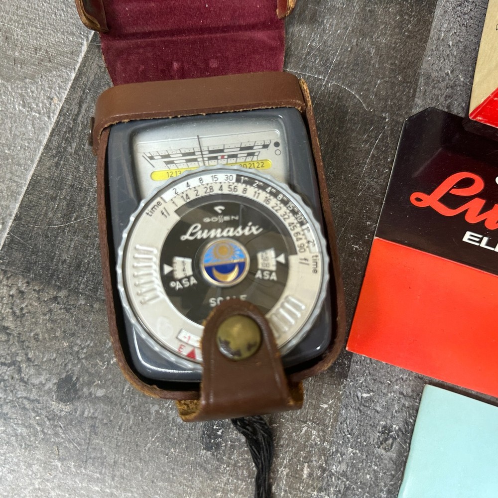 Gossen Lunasix Electronic Exposure Light Meter - With Box
