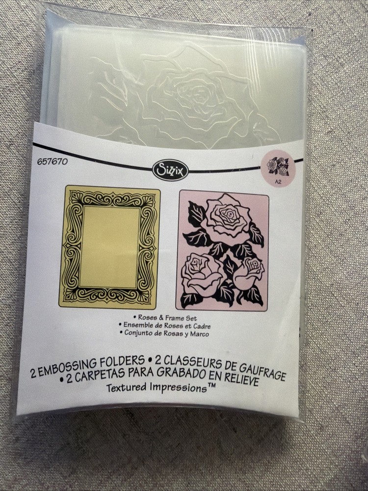 BIG SHOT EMBOSSING FOLDER - MULTIPLE VARIETIES - FREE SHIPPING!