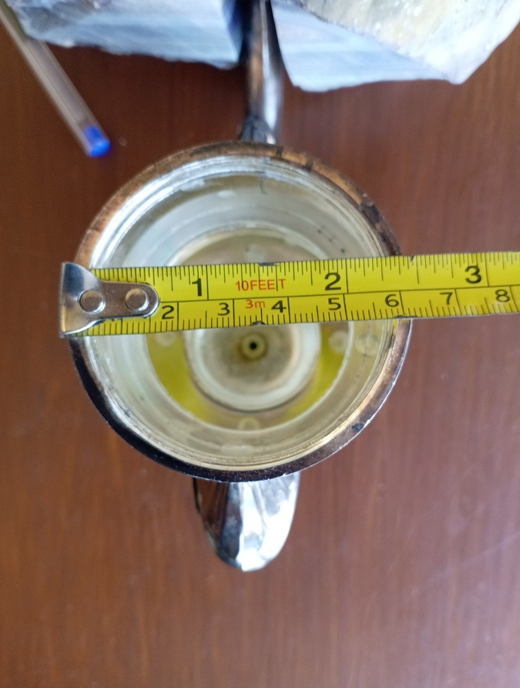 Vintage Italian Silver Plate Pitcher Top
