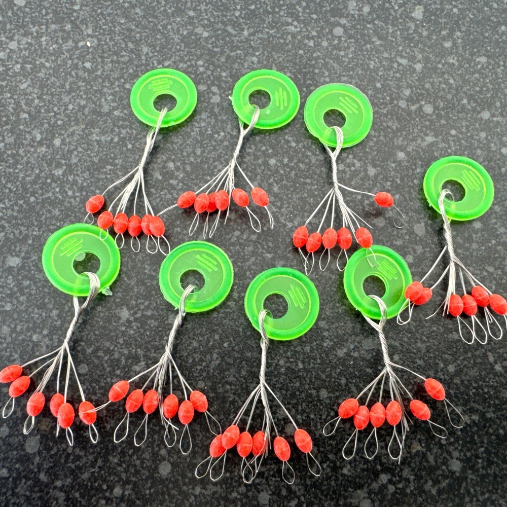 Float Stops, POLE Fishing Float Stops 36 X Stops Rubber Grip LARGE SIZE STOPS