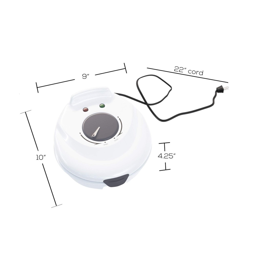 Waffle Cone Maker - Electric Nonstick Waffle Iron with Shaper Cone Included -...
