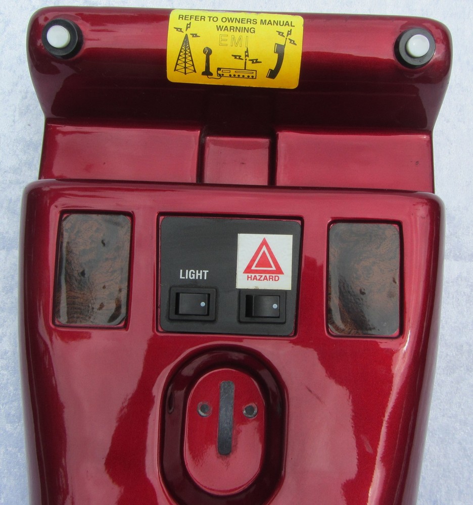 "PRIDE HURRICANE" ~ "FOREPANEL" with  LIGHT SWITCH BLINKERS NICE RED COLOR