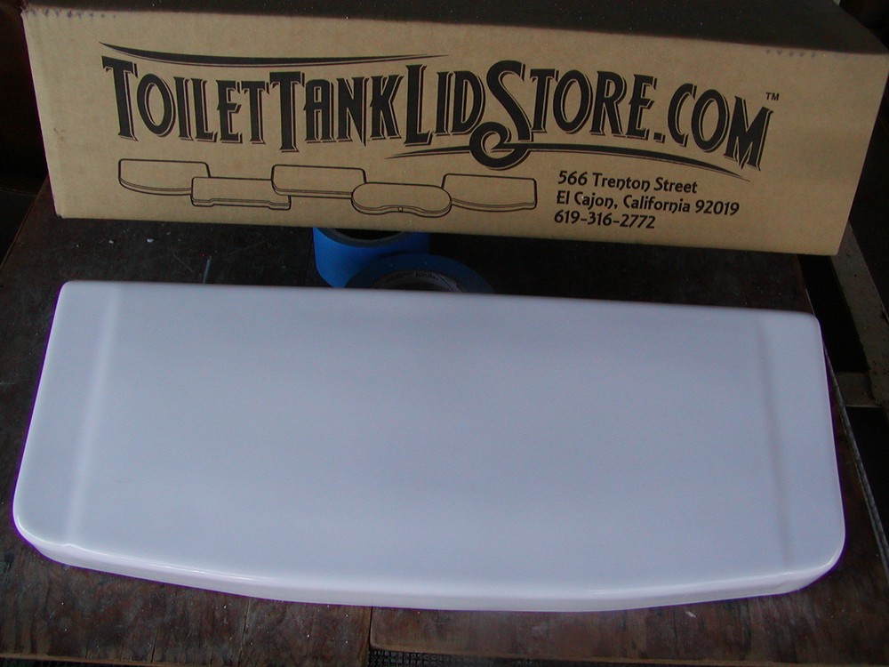 Mansfield / Kilgore MPP 201-216 Toilet Tank Lid  Beveled end WHITE 5D