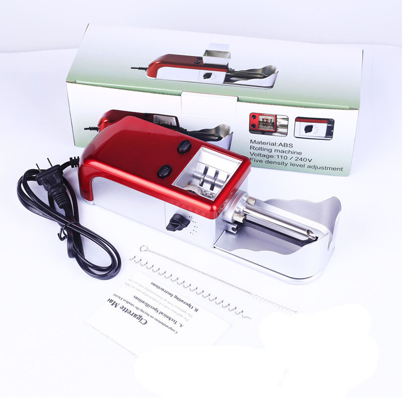 Electric Automatic Cigarette Rolling Machine Tobacco Injector Roller Maker New