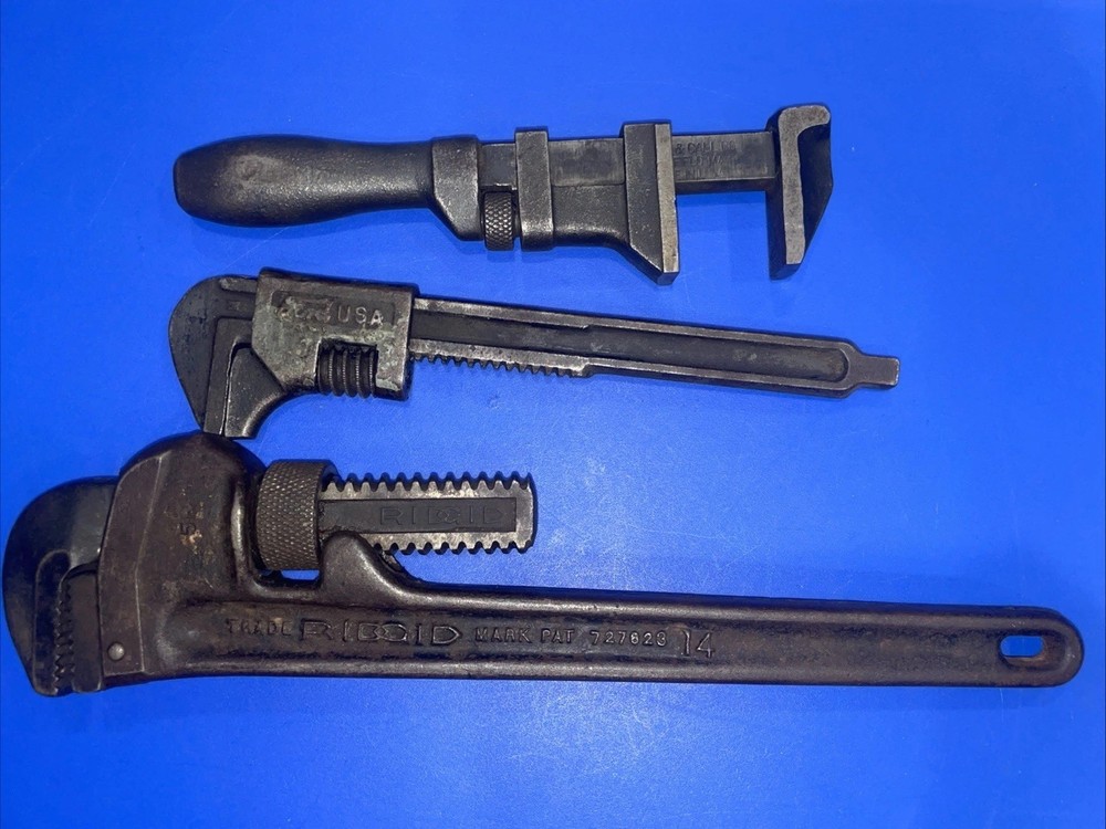 Vintage Heavy Duty Pipe Wrench Tools