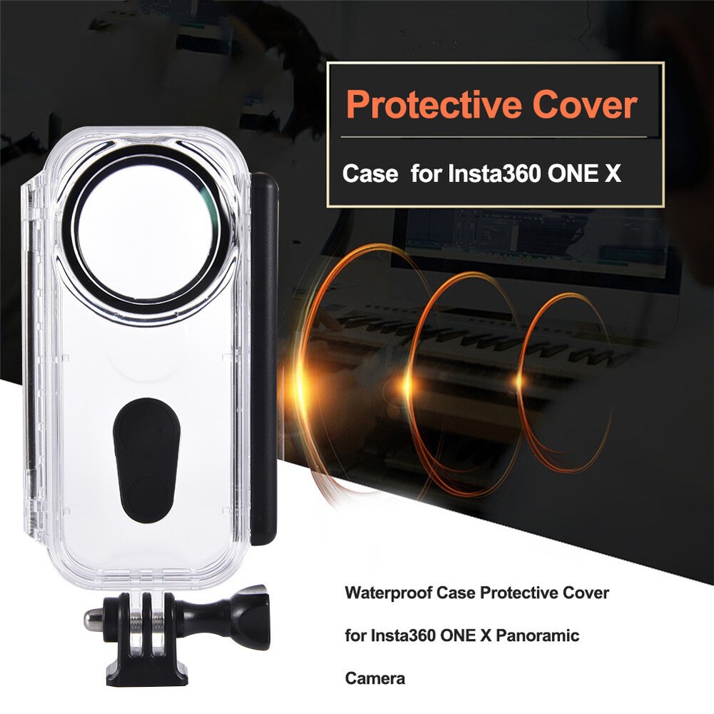 Acrylic Waterproof Diving Case Shell Protective Cover for Insta360 ONE X Camera