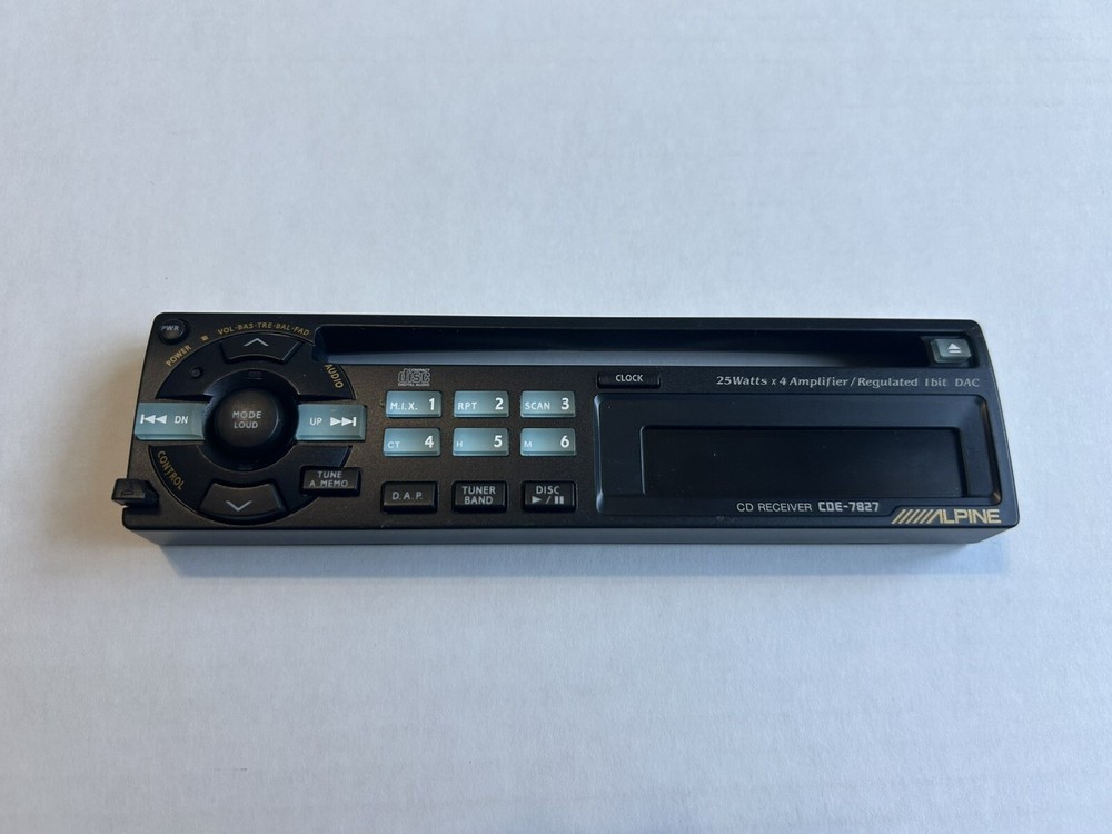 ALPINE CDE-7827 Replacement Faceplate For Car Stereo