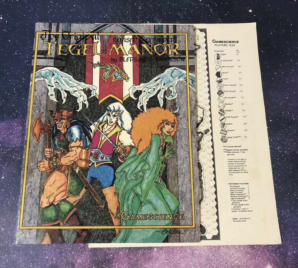 The Original Tegel Manor Revised Expanded Bledsaw Erickson ONLY 1 Map 1989 READ