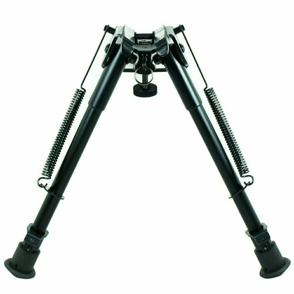 9" to 13" Adjustable Spring Return Hunting Rifle Bipod w/ Keymod Stud Adapter