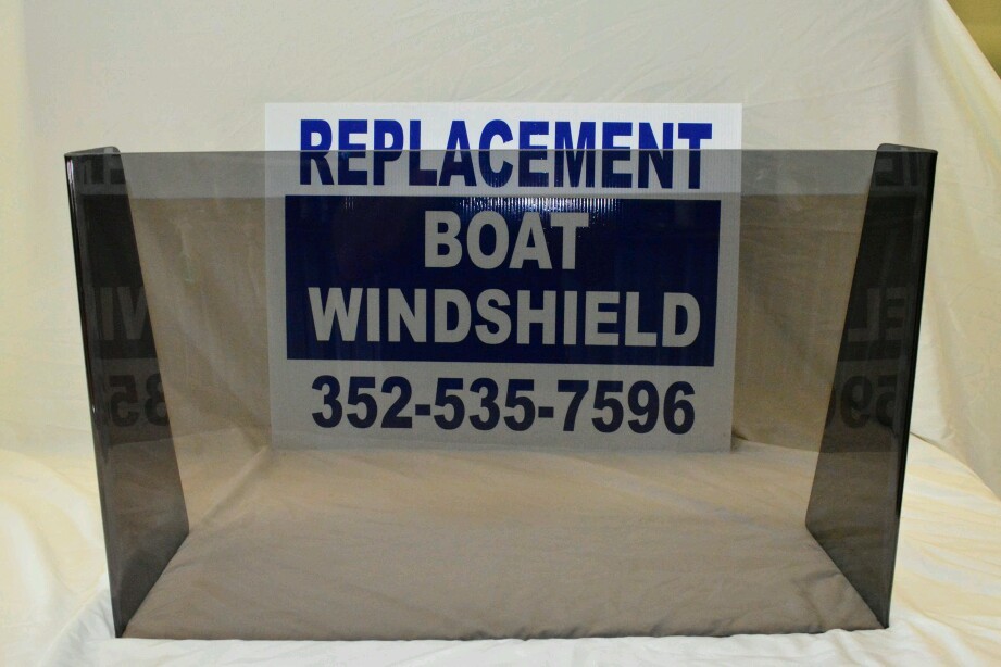21"  ID wide center or side boat windshield,    16" high