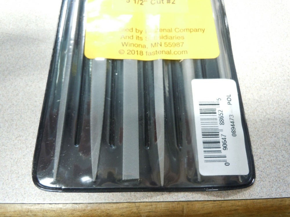 Needle File Set 6-Piece 5-1/2" Assorted Blackstone® Swiss Pattern Cut 2