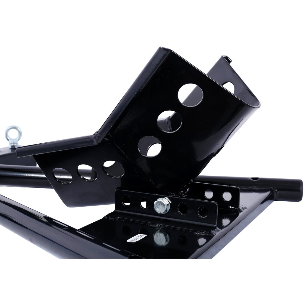 Motorcycle Front Tire Chock for 17"-21" Wheels Locking Adjusting Stand