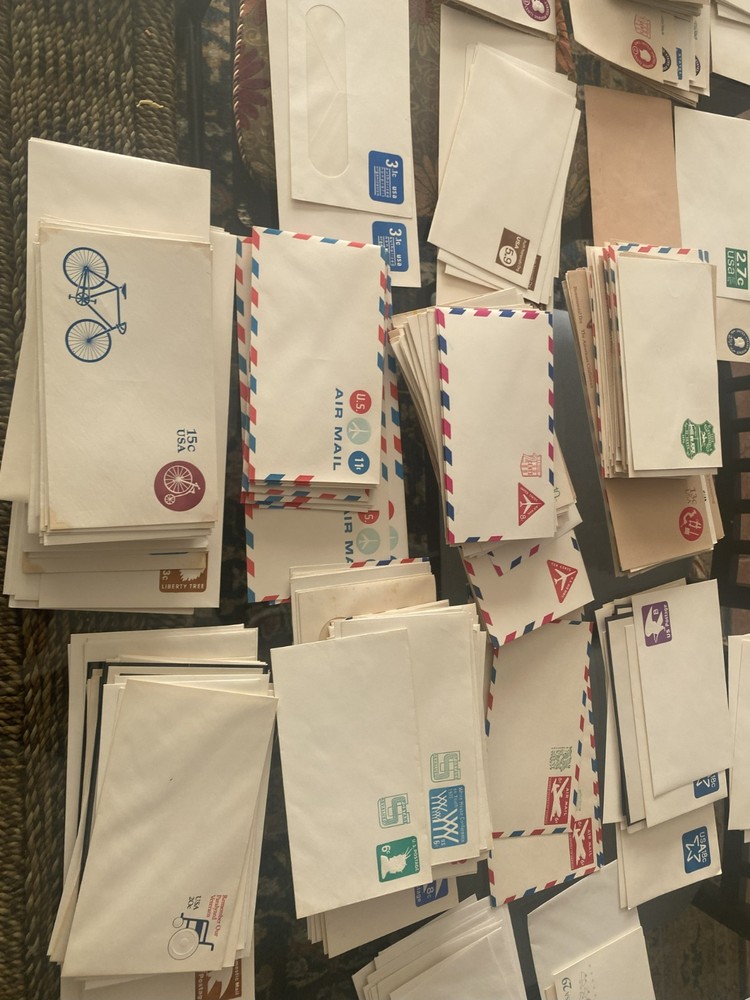 ENVELOPES,POSTCARDS,AEROGRAMMES ALL MINT POSTAGE OVER $420 FACE TAKE A LOOK (B