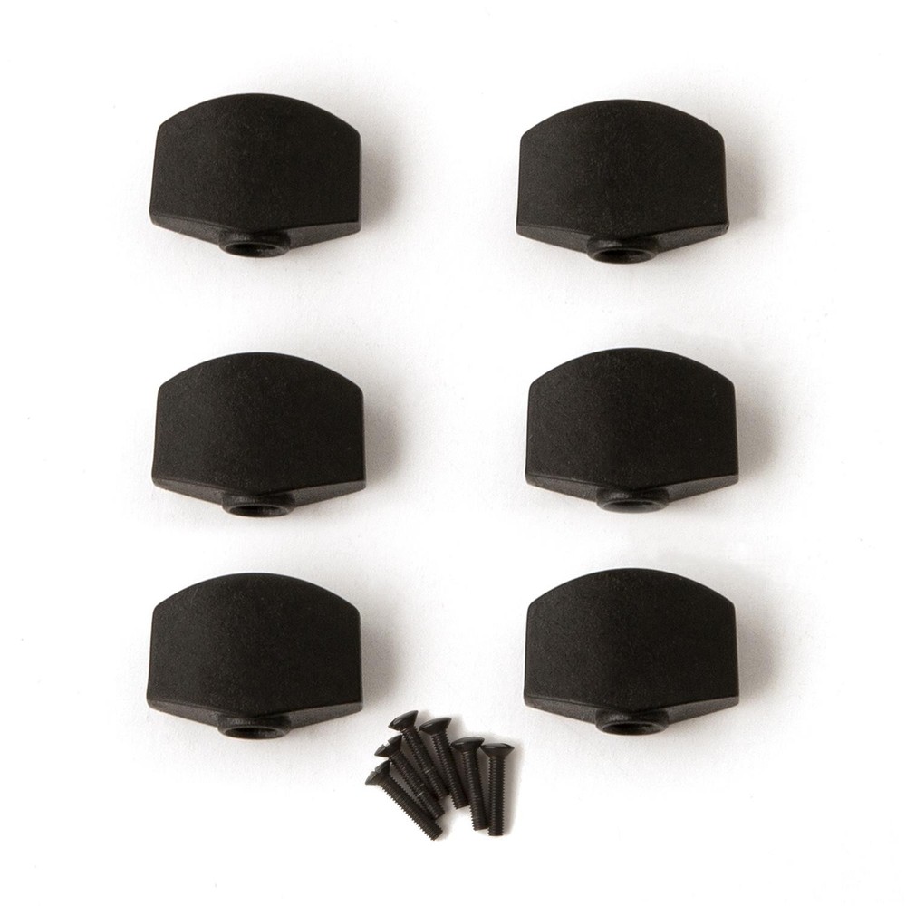 PRS S2 Tuner Buttons, Black (6)