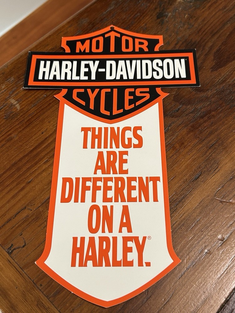 1987 Harley Davidson FXST Softail "Things Are Different" Hang Tag