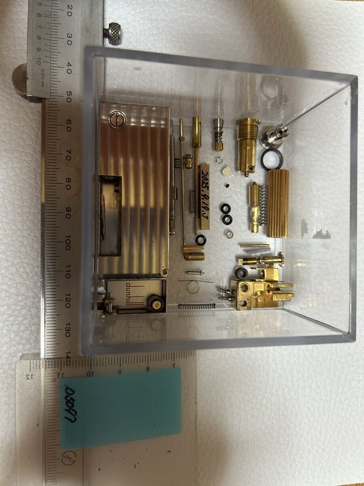 Overhauled Dunhill Rollagas lighter Silver Gold d mark without box