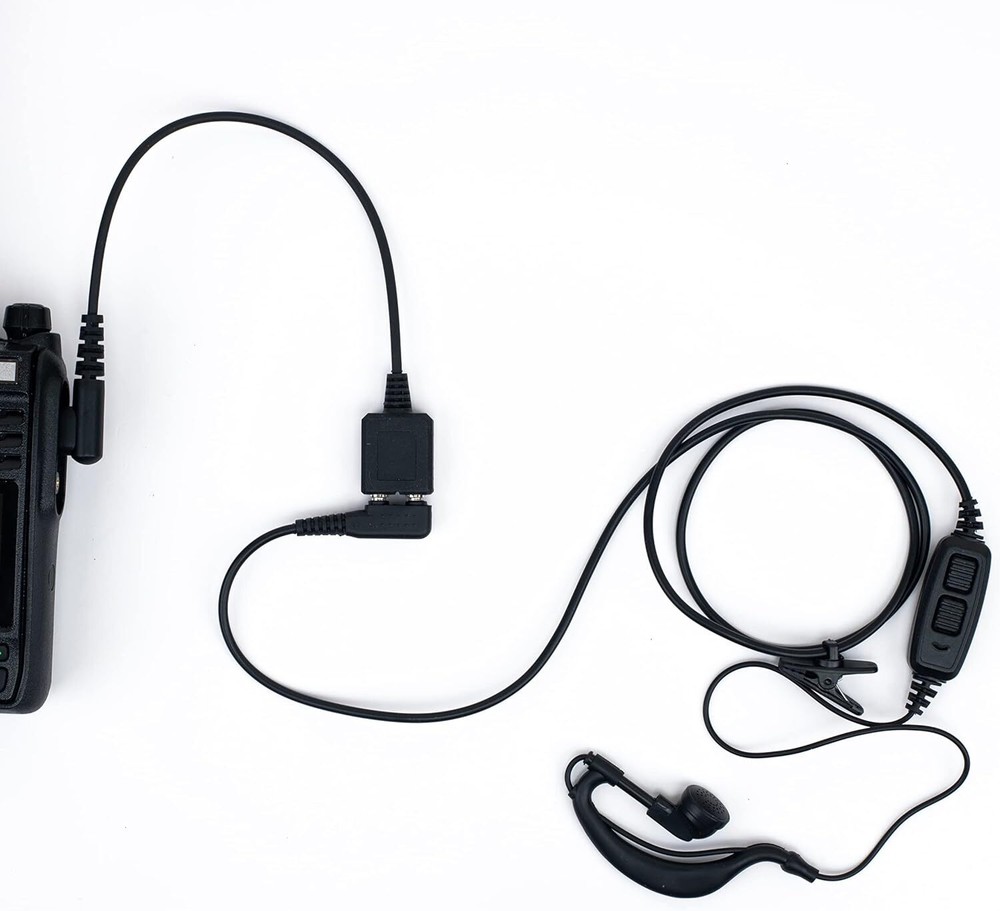 BTECH GMRS-PRO K1 Adaptor Cable for Enhanced Communication Black