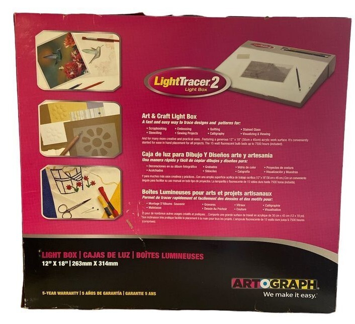 ArtOgraph LightTracer2 light box 12"x18"
