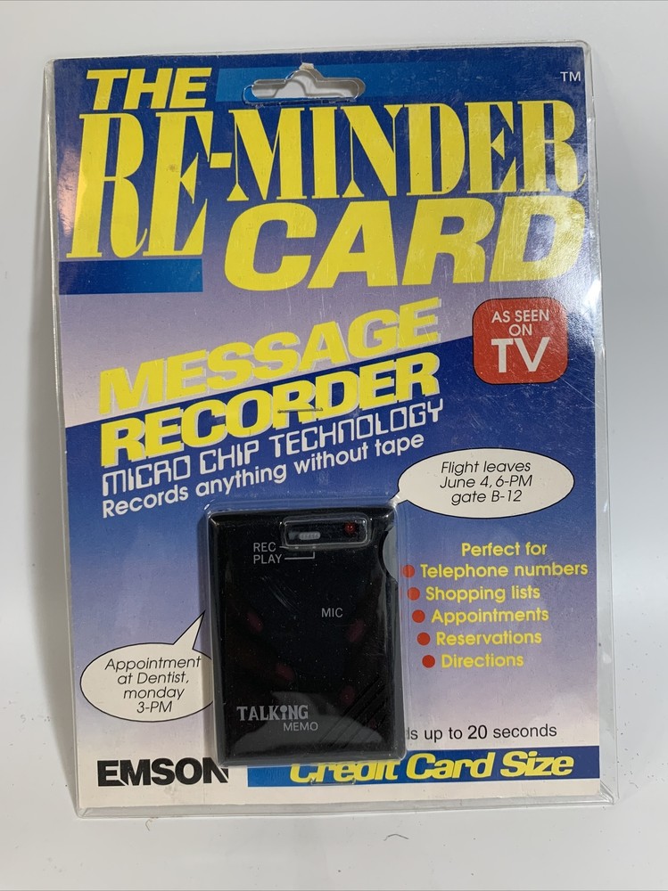 Emson The Reminder Card Message Recorder