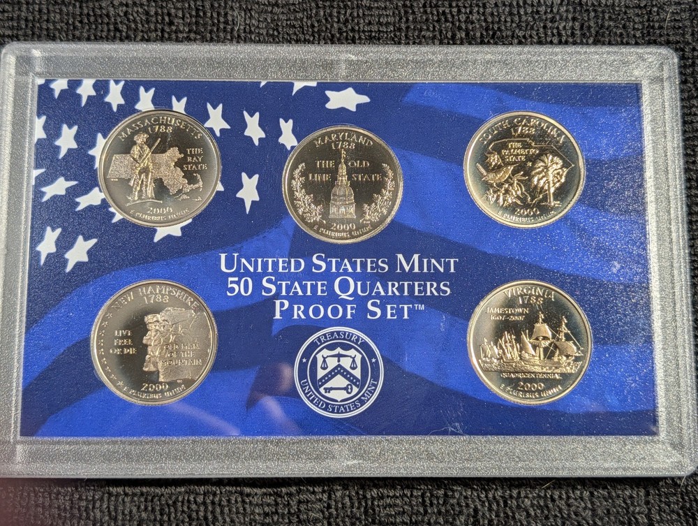 2000 US Proof set OGP COA