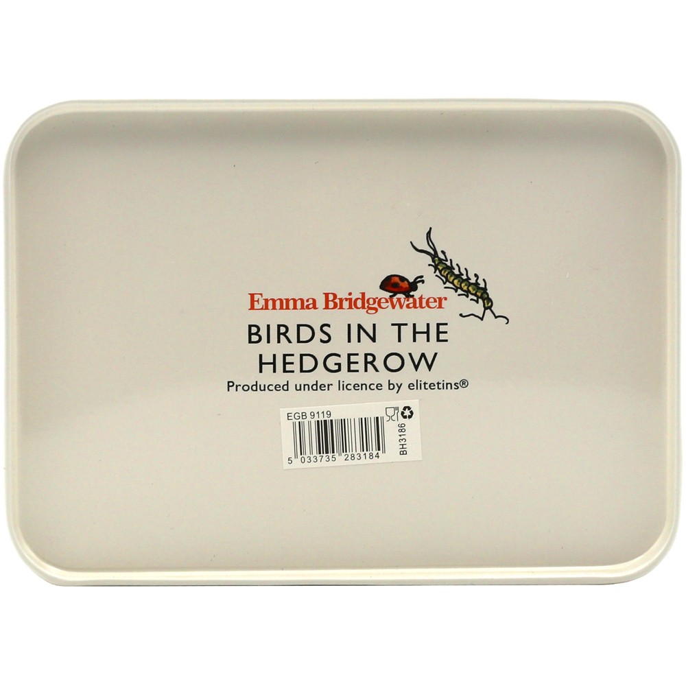 Emma Bridgewater Storage Tin Birds in The Hedgerow Small Rectangular Shaped