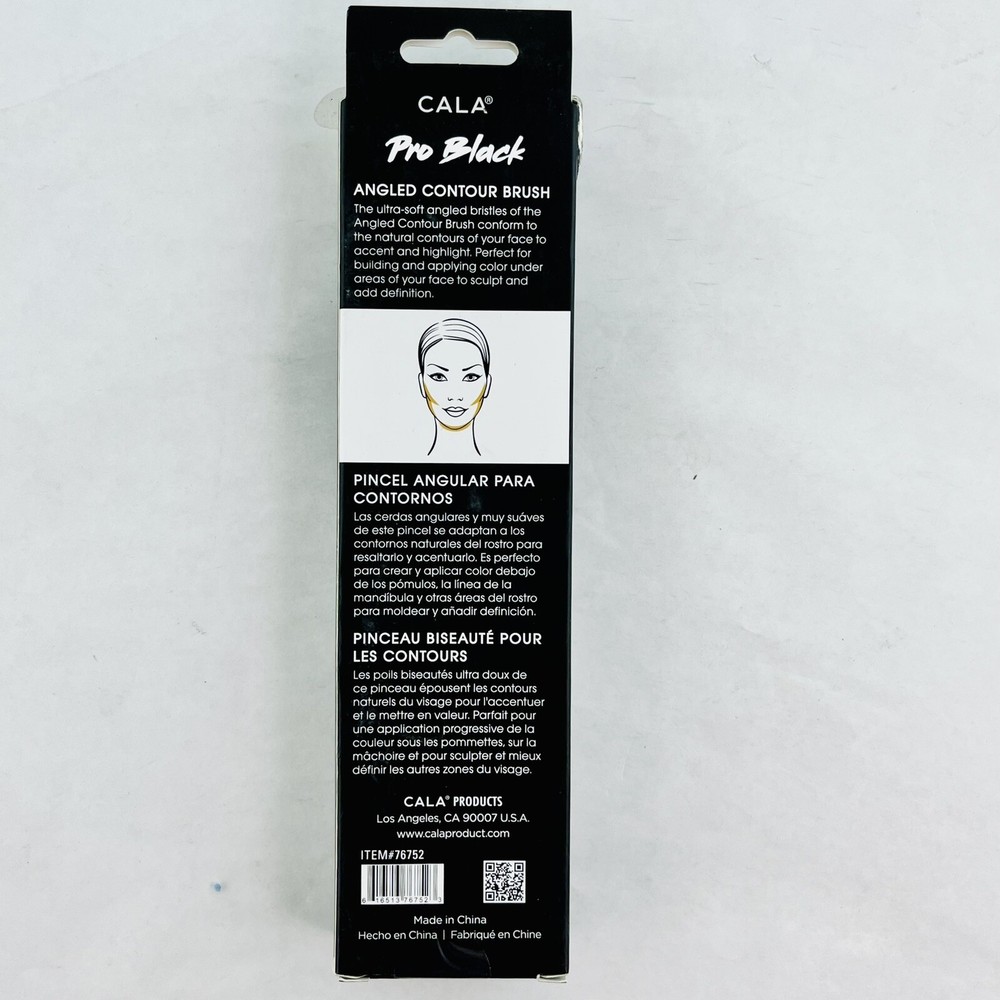 Cala Angled Contour Brush Pro Black 76752 Make Up Style