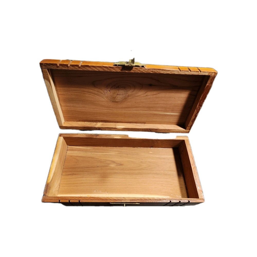 Small Cedar Chest-TREASURE BOX with Latch & Lock