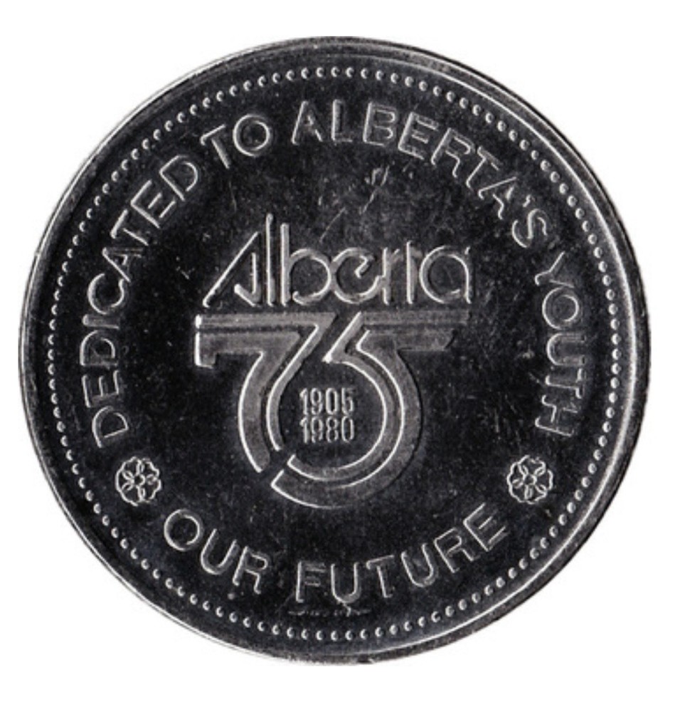 1980 Alberta 75th Anniversary Medallion