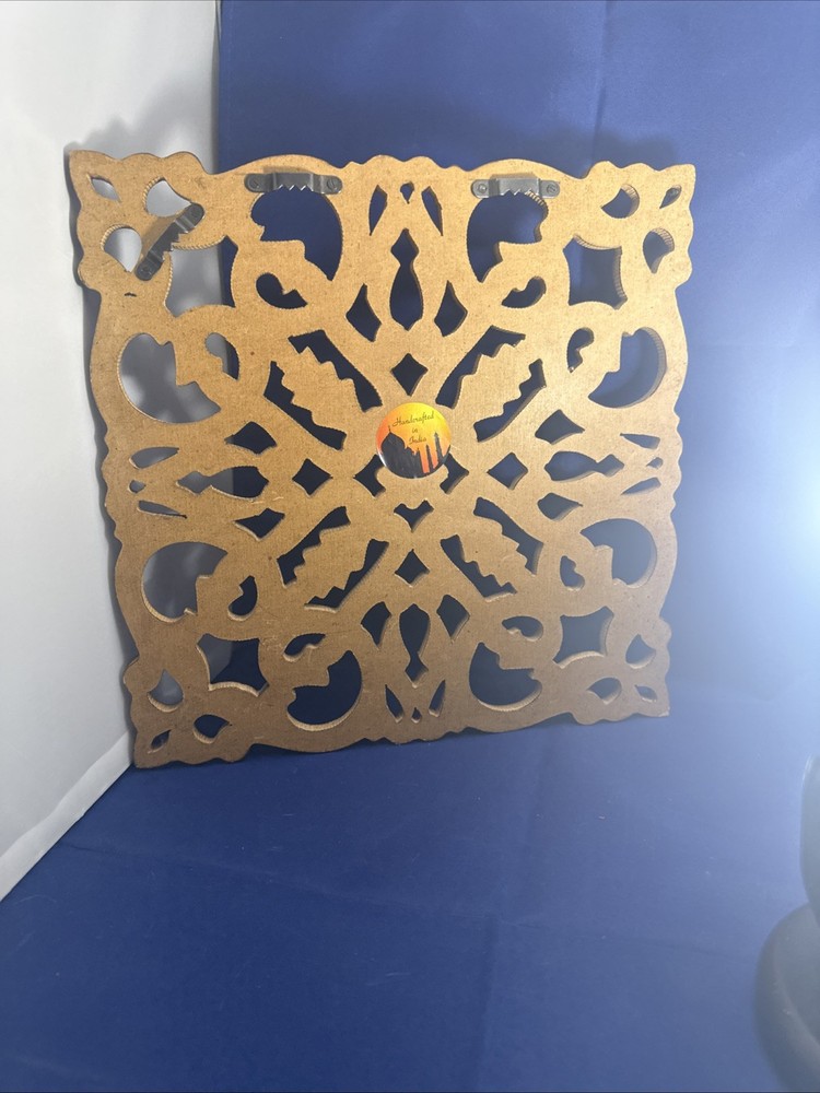 Mango Wood Indian Jail Wall Panel 12x12 2 Pieces