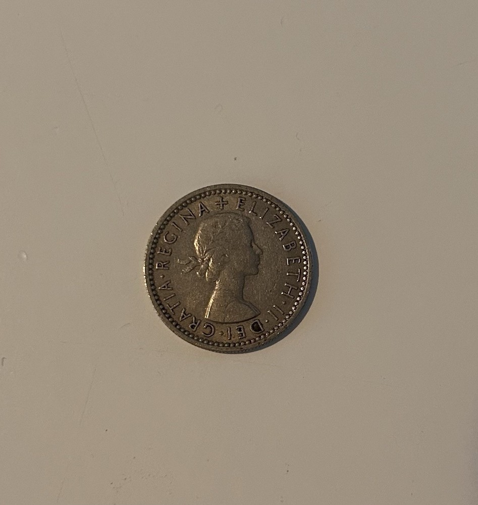 1960 Sixpence Coin