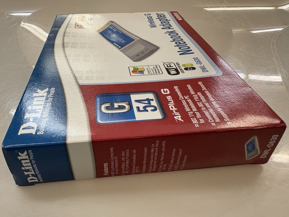 D-Link Wireless G Notebook Adapter BRAND NEW ITEM