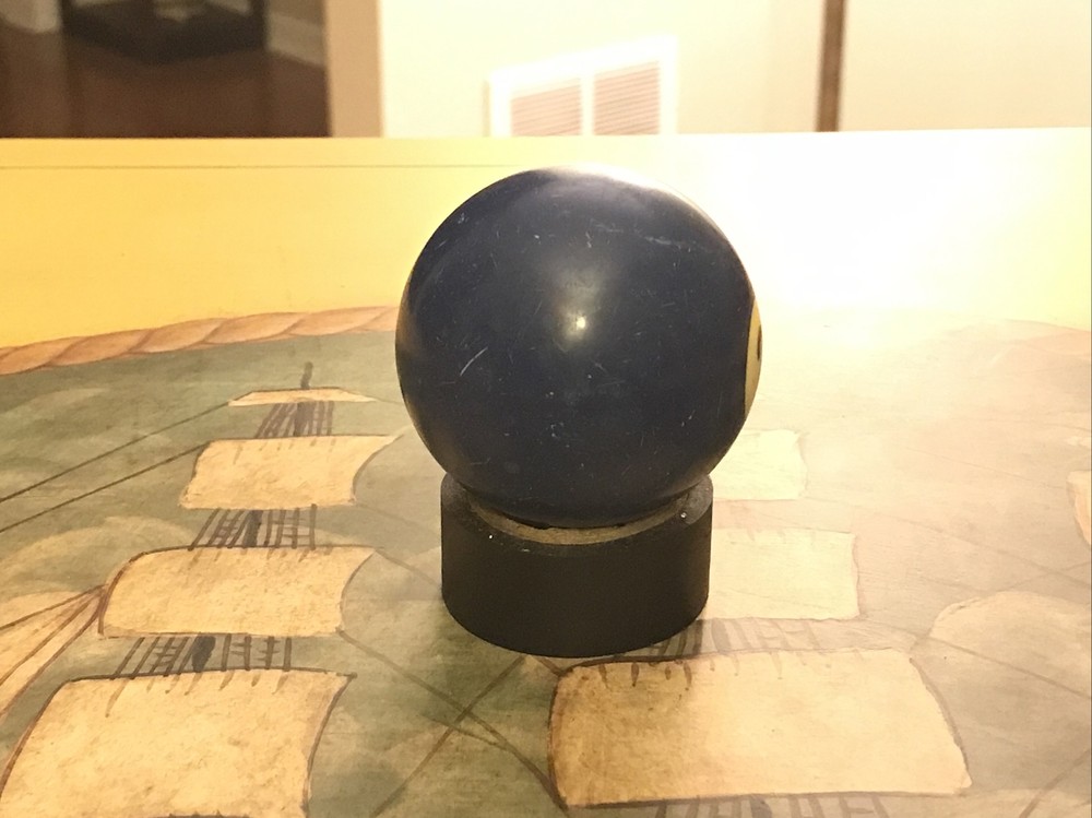 Vintage 2 1/4" Billiard #2 Two Solid Blue Standard Pool Ball