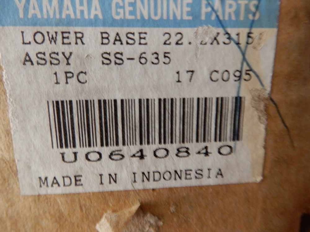 Yamaha BASE ASSY 22.2X315 SS635