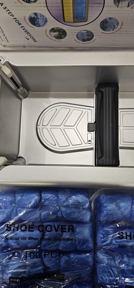 Automatic Shoe Cover dispenser (Silver)