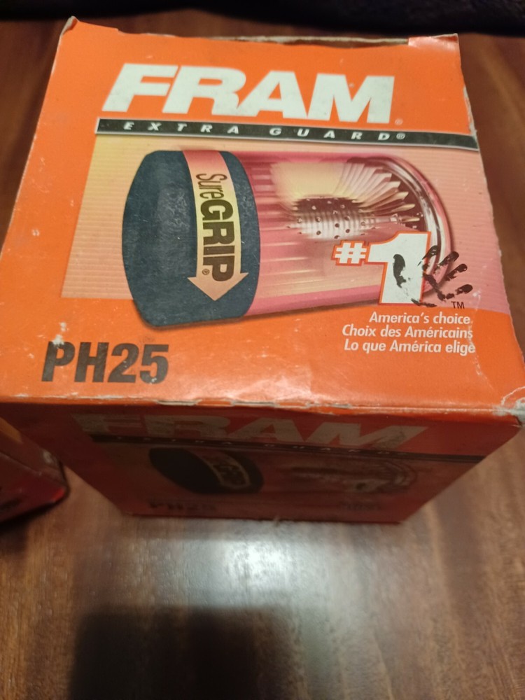 FRAM Extra Guard PH25 Oil Filter Quantity of 2