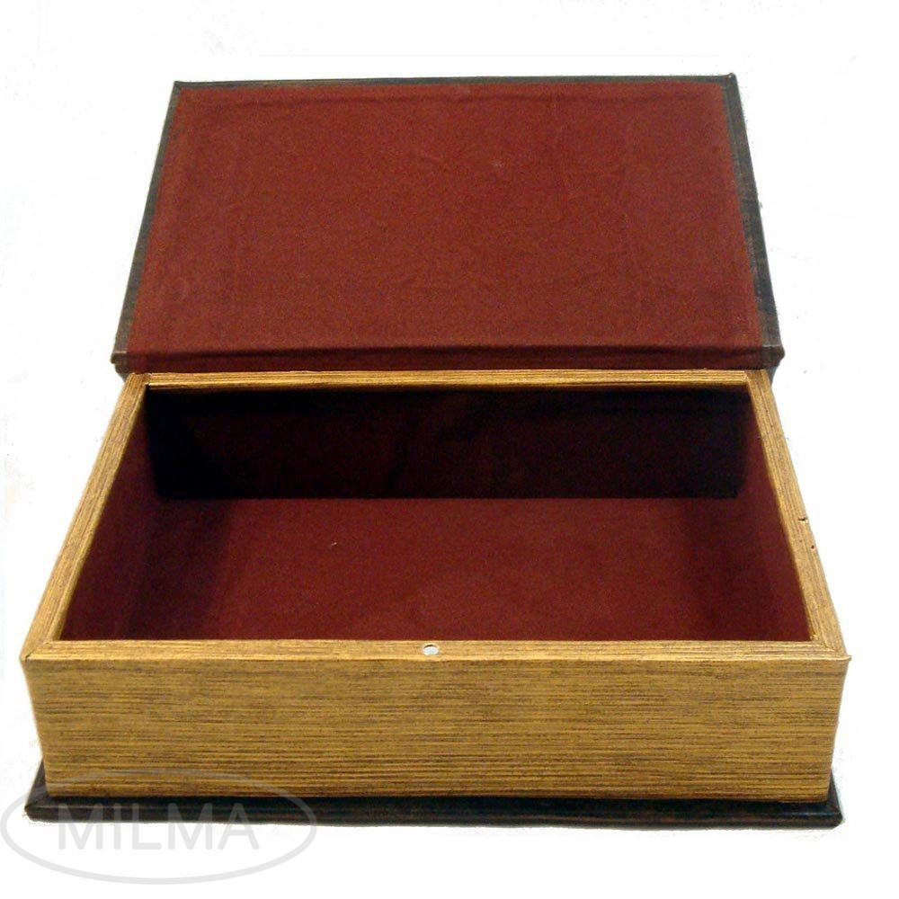 Buddha Book Box Decorative Leather Book Box Storage Secret Book