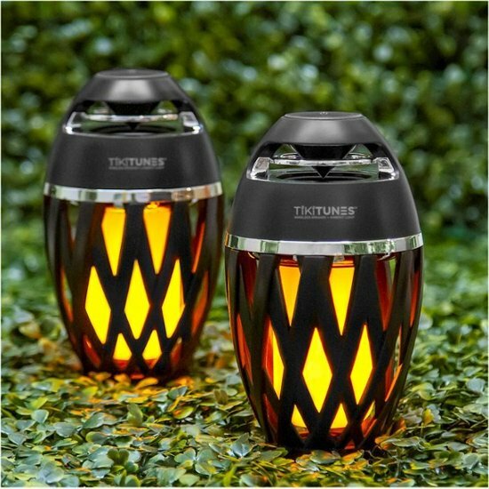 TikiTunes 2-Speaker Pack, 5-Watt Wireless Portable Speaker & Ambient LED Light