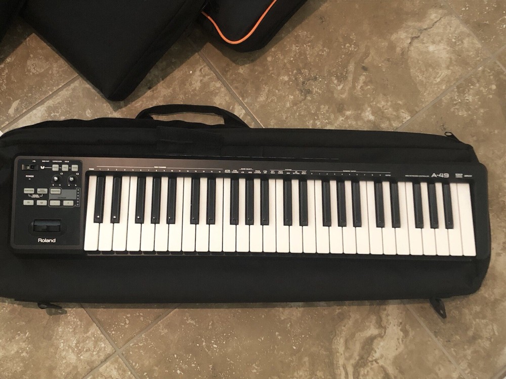 Roland A49BK 49 Key USB MIDI Controller - Black