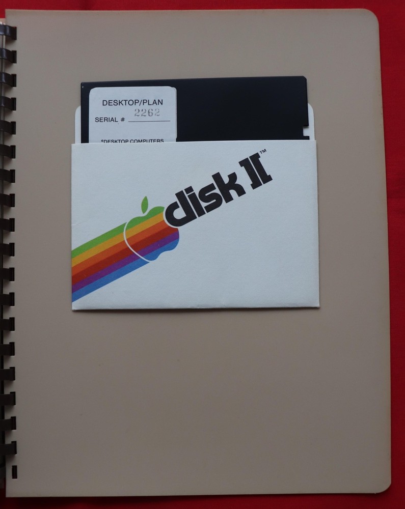 VINTAGE “DESKTOP PLAN” SOFTWARE FOR THE APPLE II COMPUTER, 1979