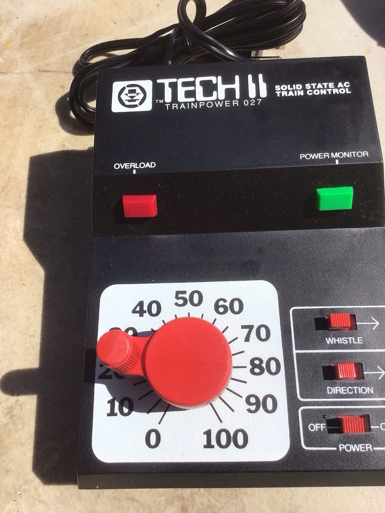 Untested Damaged Box MRC AH Tech II Trainpower 027 AC Train Controller - Unused?