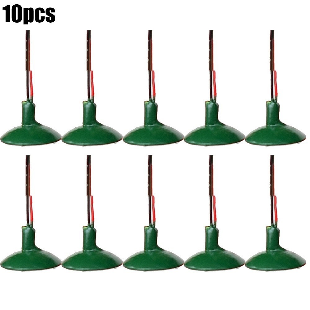 10PC Replacement Painted Lights Ceiling Lamps Disc Diameter 6mm HO Scale Layouts