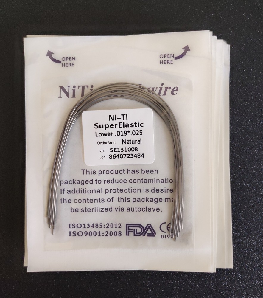 10Pc Dental Orthodontic NiTi Super Elastic Arch Wires assorted Round Rectangular