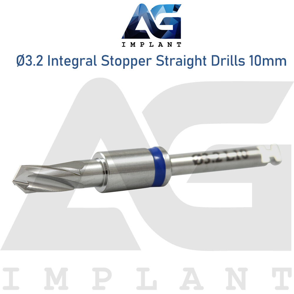 Integral Stopper Straight Drills Kit External Irrigation Dental