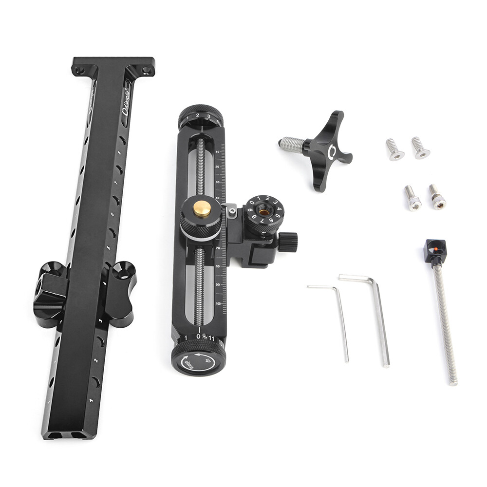 Archery Recurve Bow Sight Adjustable Competition Shooting Hunting Target