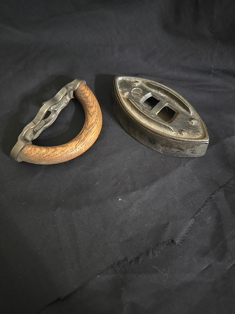 Antique Sad Miniature Sad Iron, Missing Clip That Holds Handle On